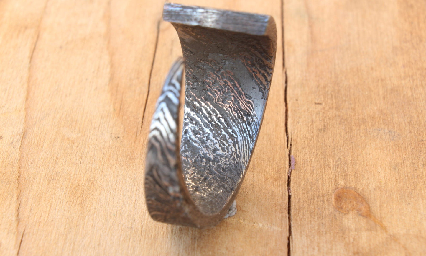 Hand forged Damascus Steel